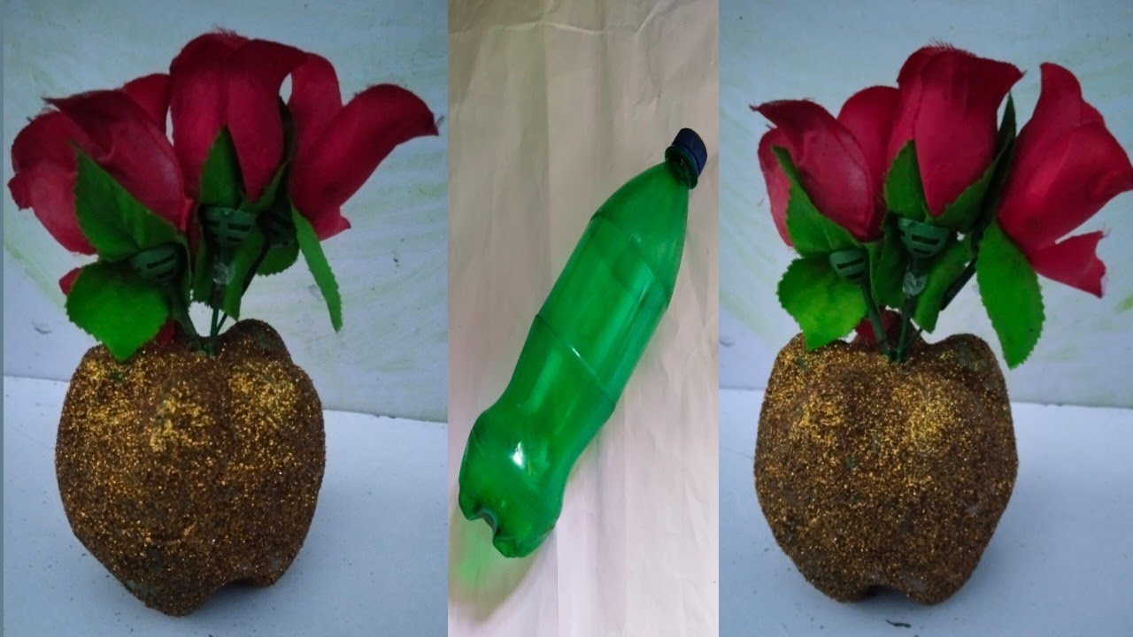 Plastic Bottle Crafts Ideas / DIY New Design Flower Pot Using Empty Plastic Bottle / Home Decor Idea