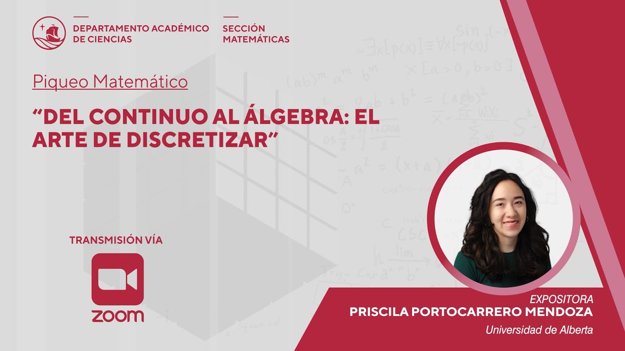 Del continuo al álgebra: El arte de discretizar | PUCP