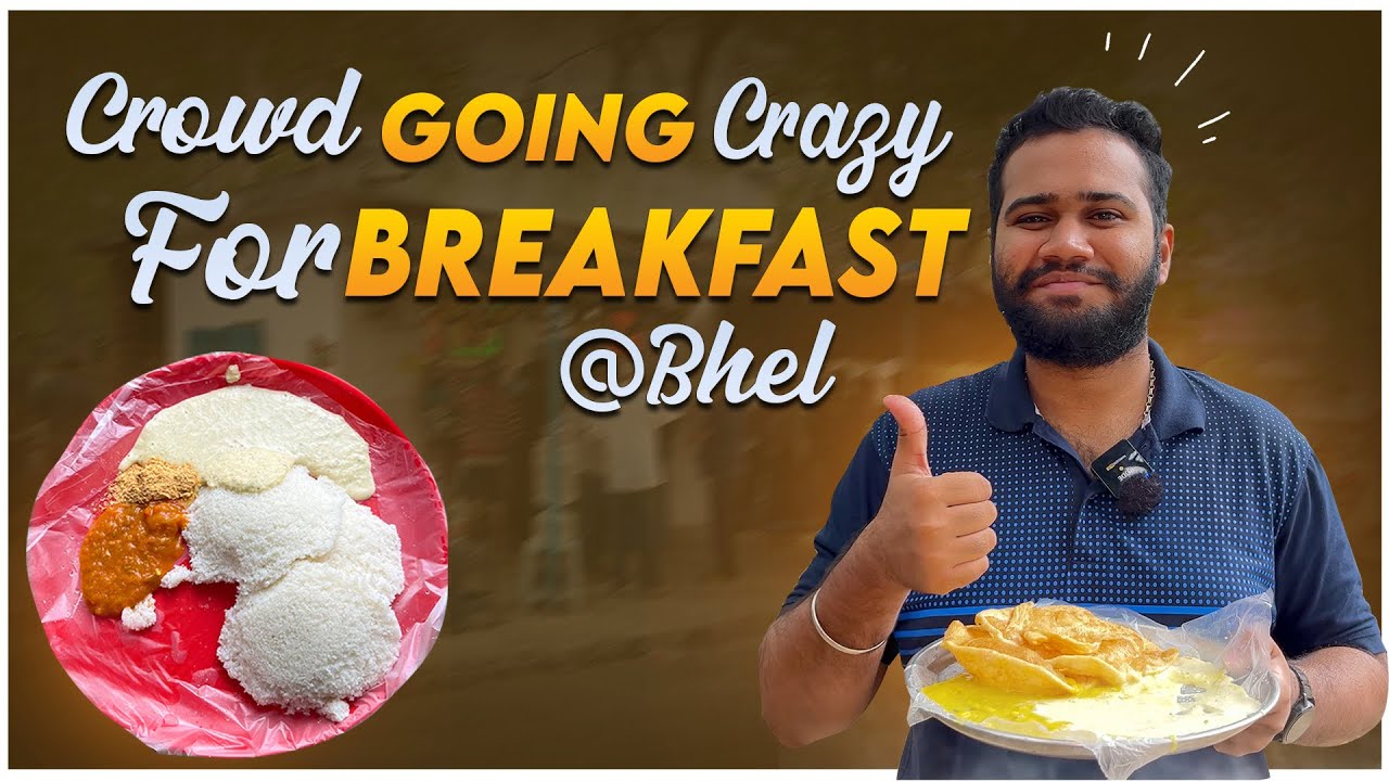 Crowd Going Crazy For Breakfast @ Ayyappa Tiffins | Beside BHEL Temple | Nom Nom Foodie #57