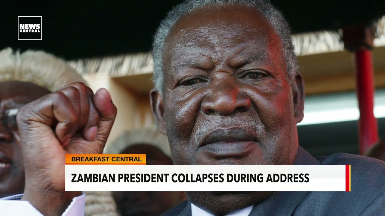 Zambian President, Edgar Lungu Collapses During Address | Breakfast Central