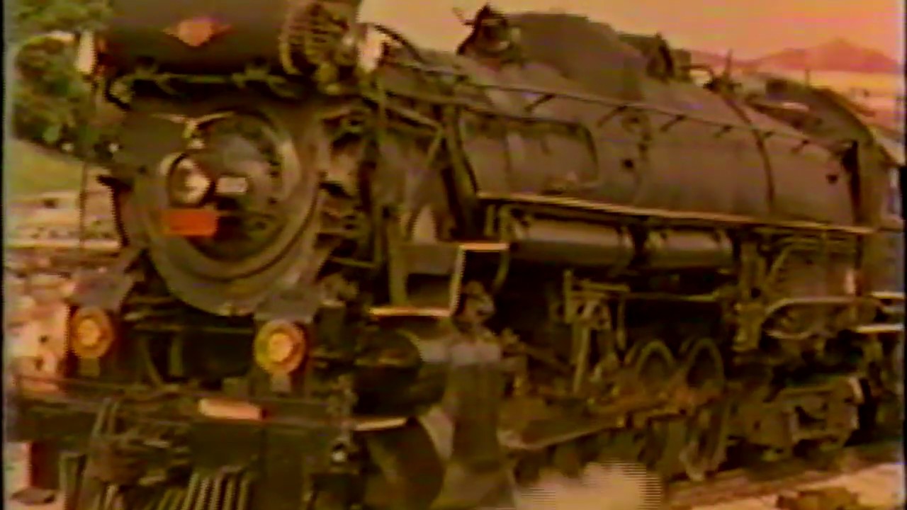 Texas and Pacific #610 and Southern Railway #4501 steam locomotives doublehead - 1977