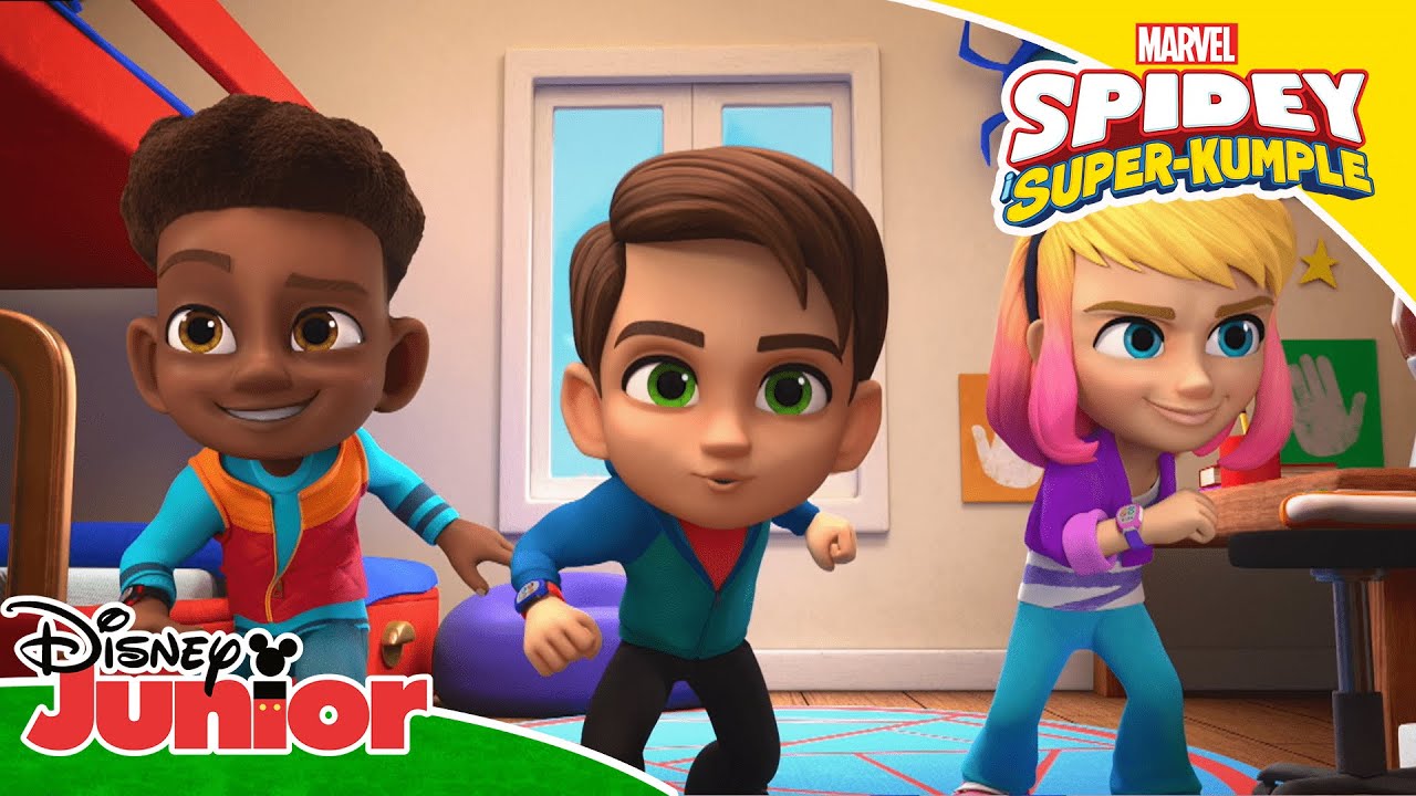 Zhakowana gra | Spidey i super-kumple | Disney Junior Polska