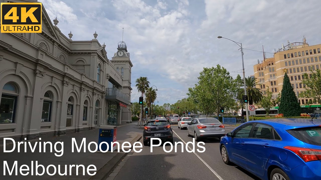Driving Around Moonee Ponds | Melbourne Australia | 4K UHD