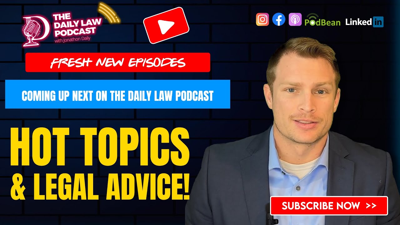 Daily Law Podcast Trailer | Mold Cases, Tenant Rights & Viral Political Moments