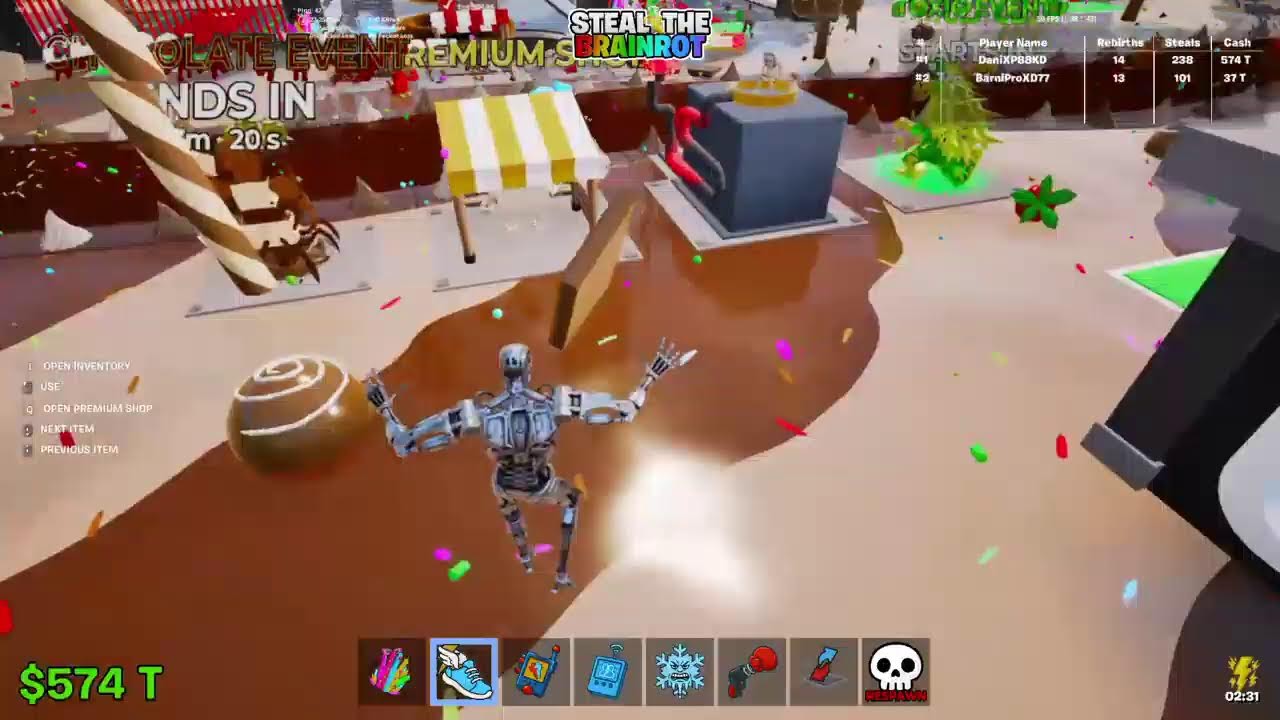 FORTNITE STEAL THE BRAINROT LIVE