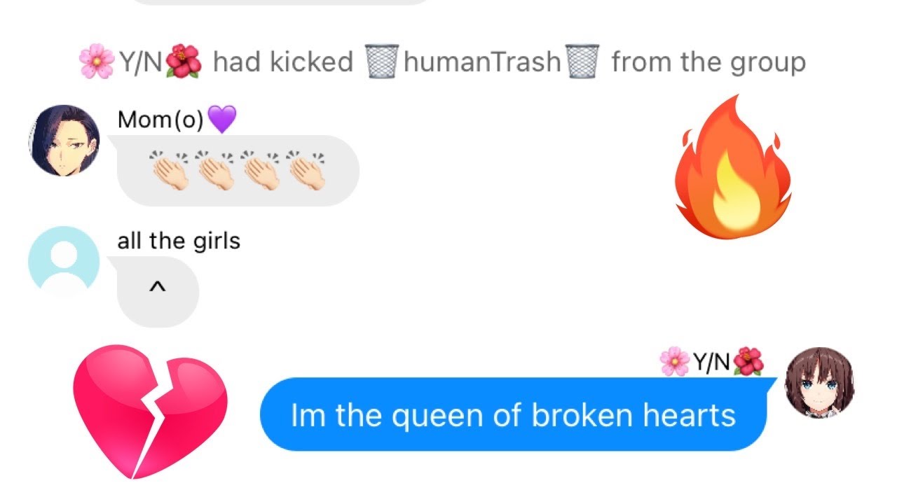 queen of broken hearts || BNHA Lyric prank || Ft. Y/N || blackbear ||
