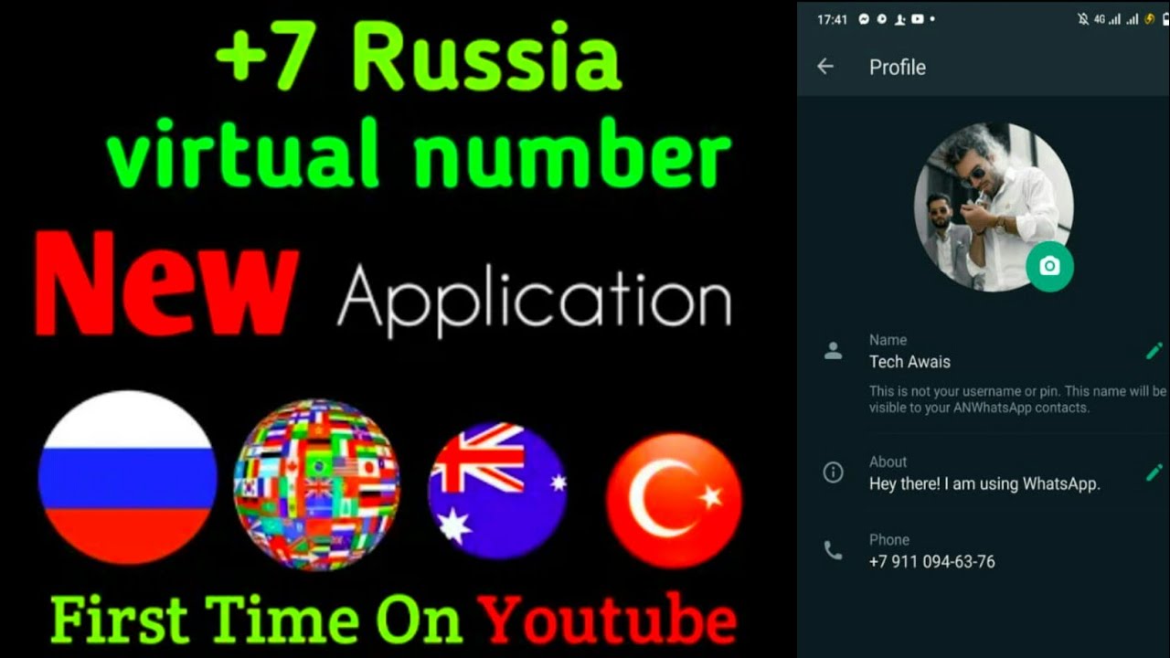 How to Create Whatsapp with Russia (+7) number | Russia kai number per Whatsapp Kasy banai 2022.