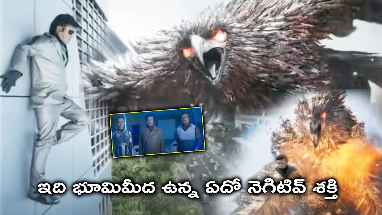 Robo And Eagle Super Hit Fighting Scene || Rajinikanth || Robo 2.0 Movie Scenes || HIT MOVIES