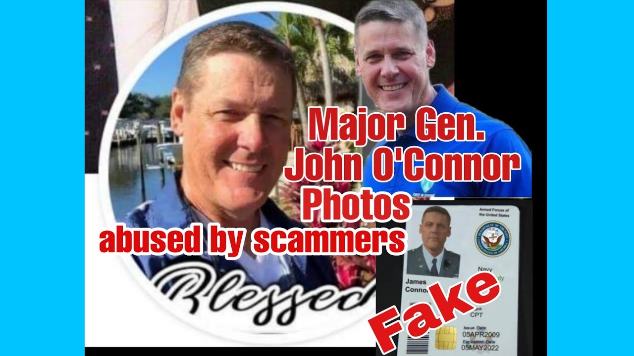 Military John O'Connor Photos used by Scammers Catfish Romance Scams