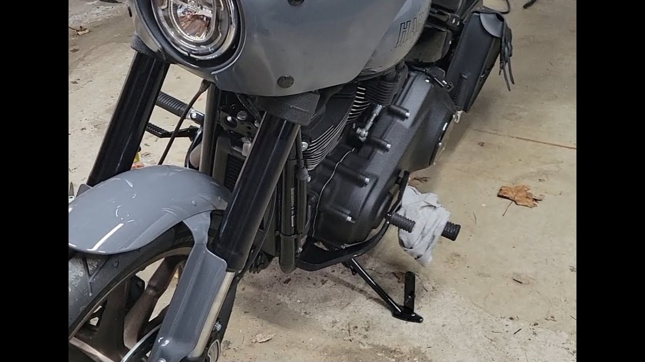 Removing reflectors from my Low Rider S forks