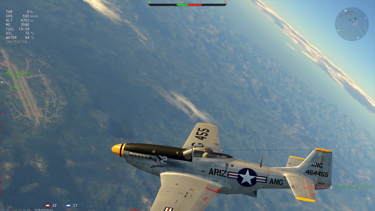 Warthunder RB P51D20 Gameplay