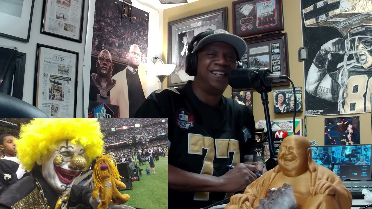 Mack the Quack & Ivan Neville join Whistle Monsta and JB in the Fan Cave after another Saints loss