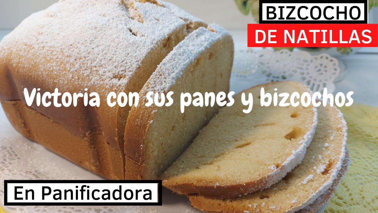 Como hacer un BIZCOCHO DE NATILLAS en panificadora🥧 CUSTARD CAKE