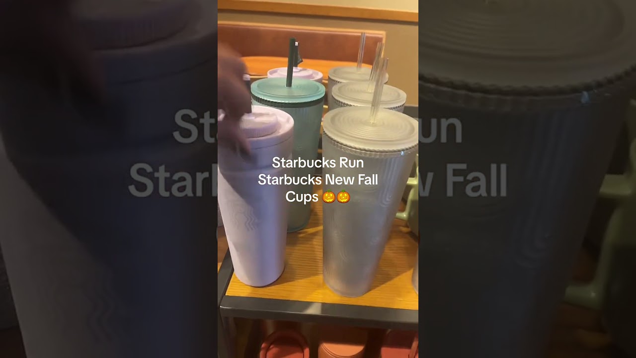 New fall cups from starbucks  #starbucks #starbuckscups