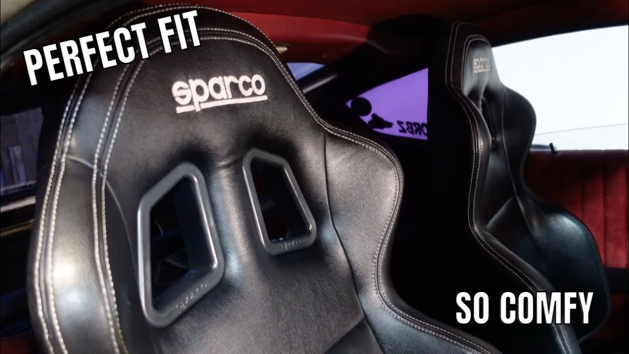 Installing new Sparco seats into my Datsun 240z