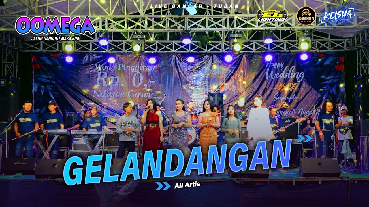 GELANDANGAN - All Artis OOMEGA Ft ( Faris Kendang ) Live Tuban #dhehanpro