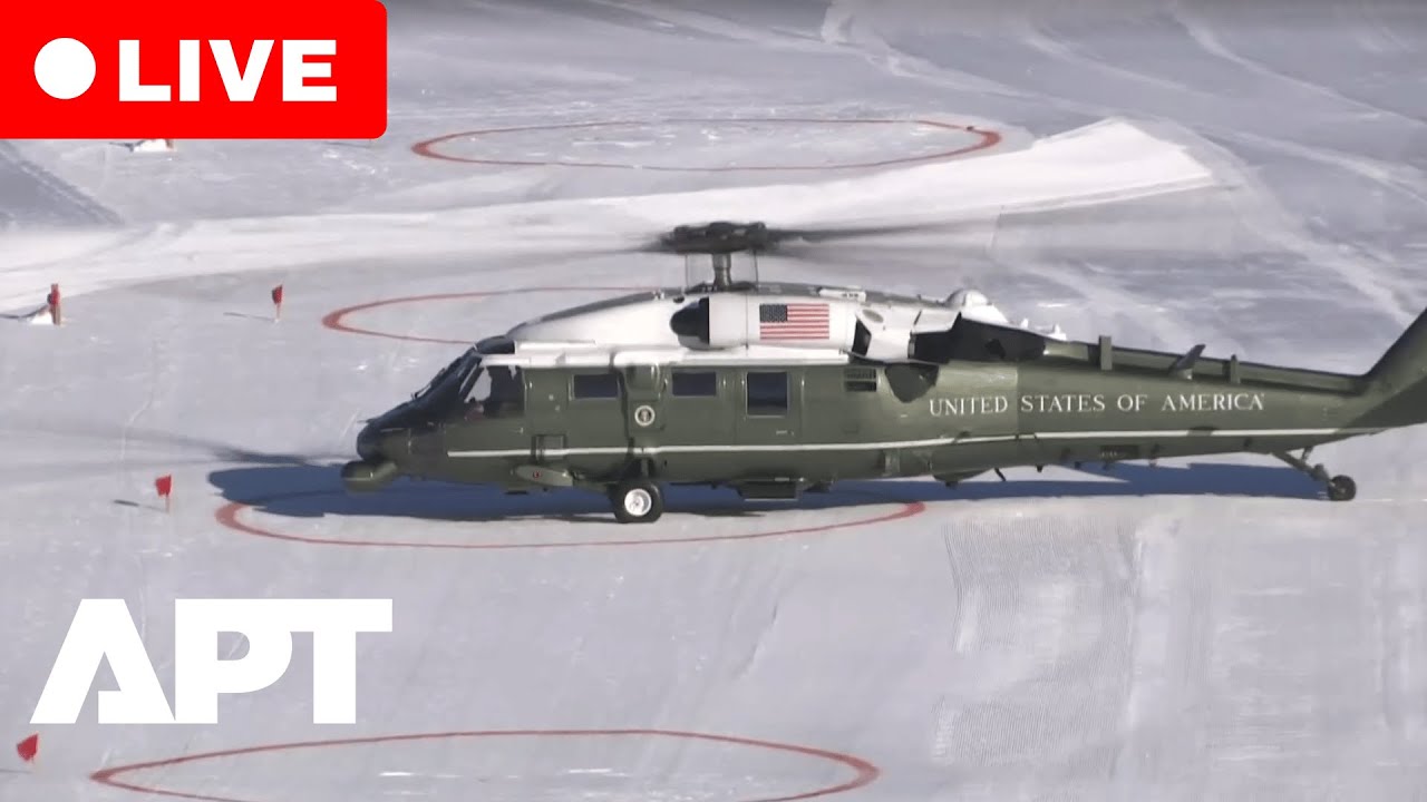 LIVE: Trump Arrives by Marine One at Davos WEF 2026 Venue Ahead of Key Address | APT