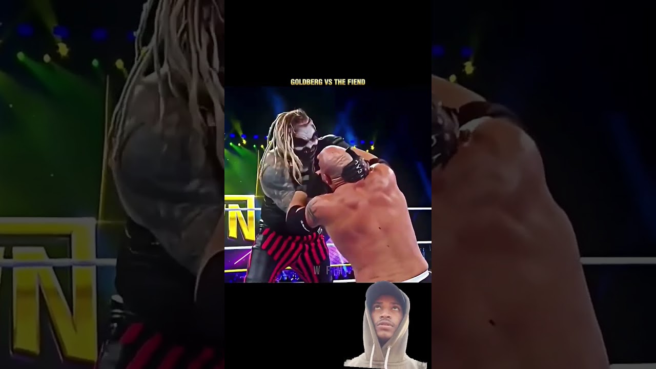 gold berg V's the fiend" Bray Wyatt 🥶 Universal championship match ❤️‍🔥l super show Down 2020 Edin