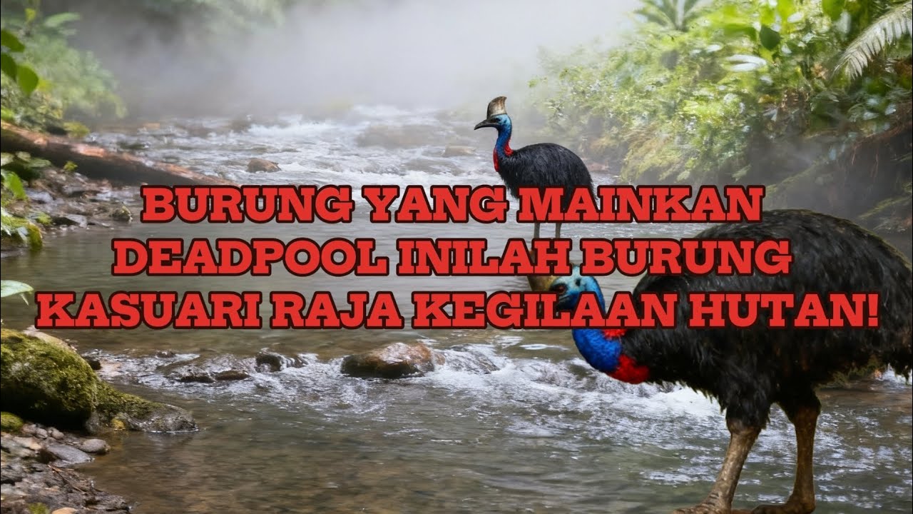 INILAH BURUNG KASUARI, RAJA KEGILAAN HUTAN‼️‼️