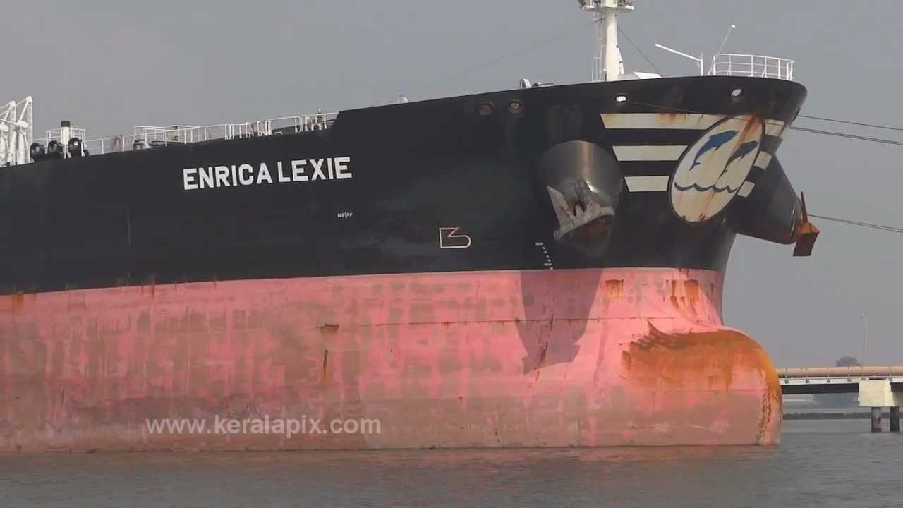 Oil Tanker Enrica Lexie berthed at Cochin Port