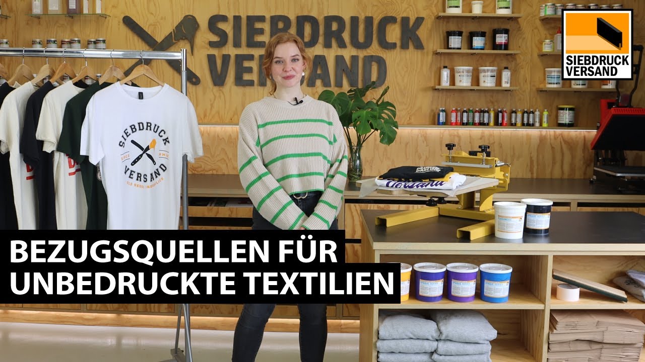 Lieferanten für Textildruck-Rohlinge - Businesswissen für Siebdruck