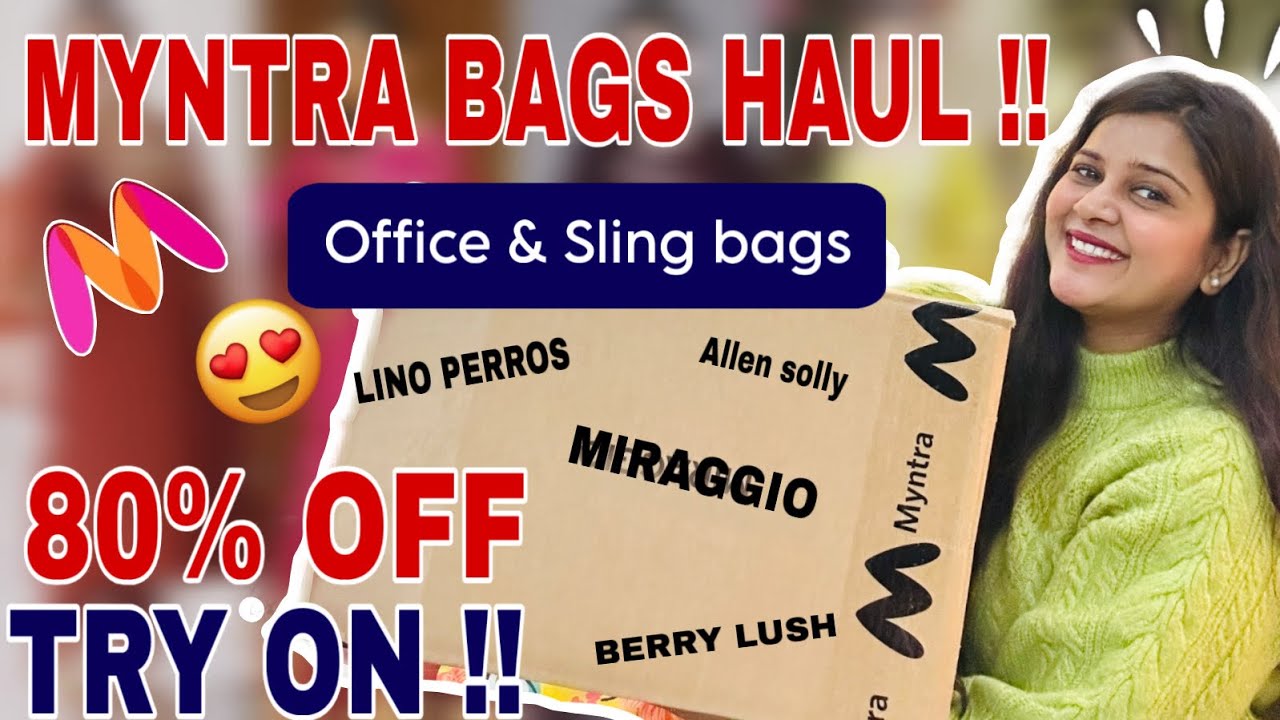 Myntra Bags Haul India 2026 | Best Bags To Carry | @ThePinkStyle 
