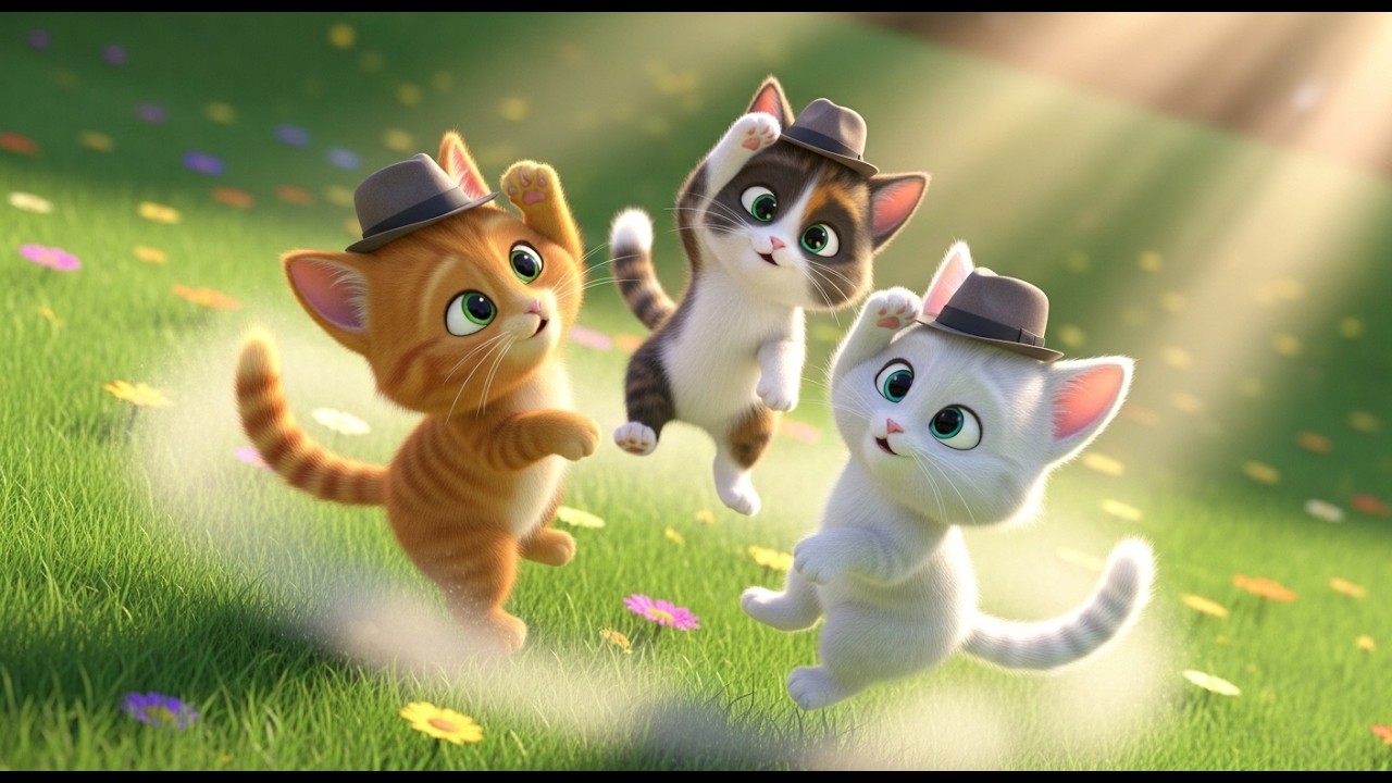 Kittens Learn Weather Sunny Rainy Windy Day ☔