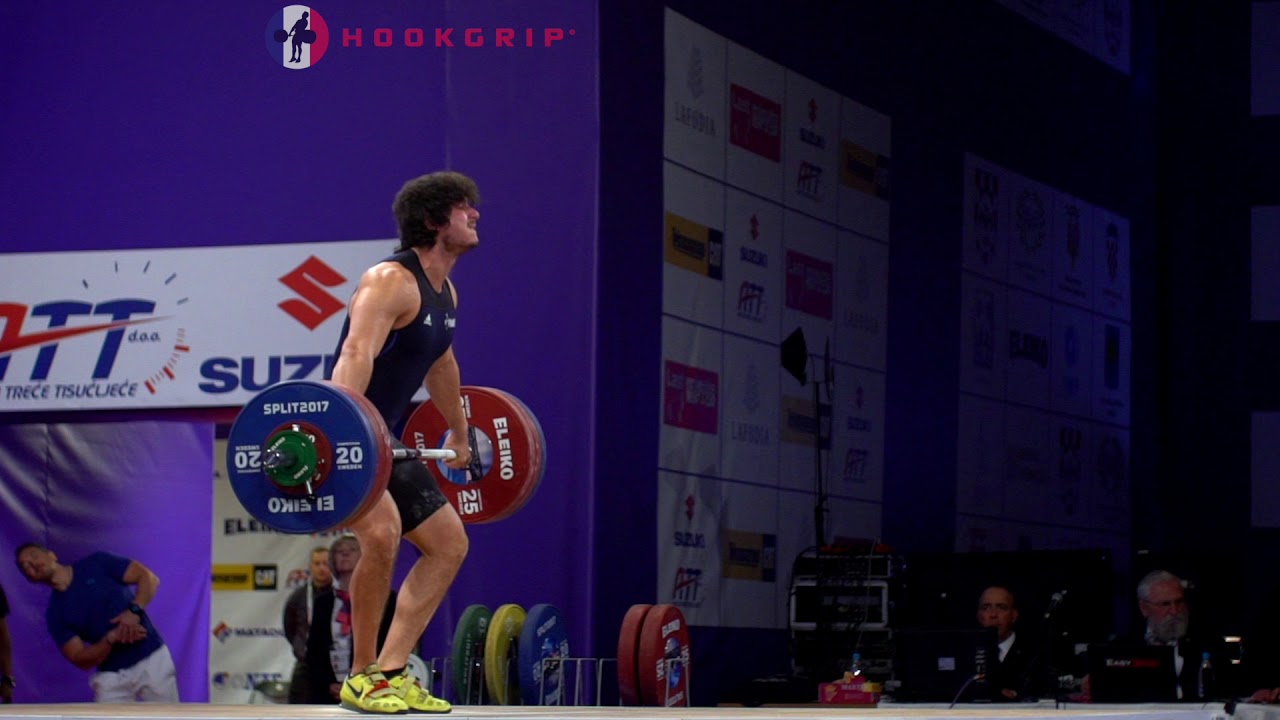 Redon Manushi (94) - 167kg & 172kg Snatches @ 2017 European Championships