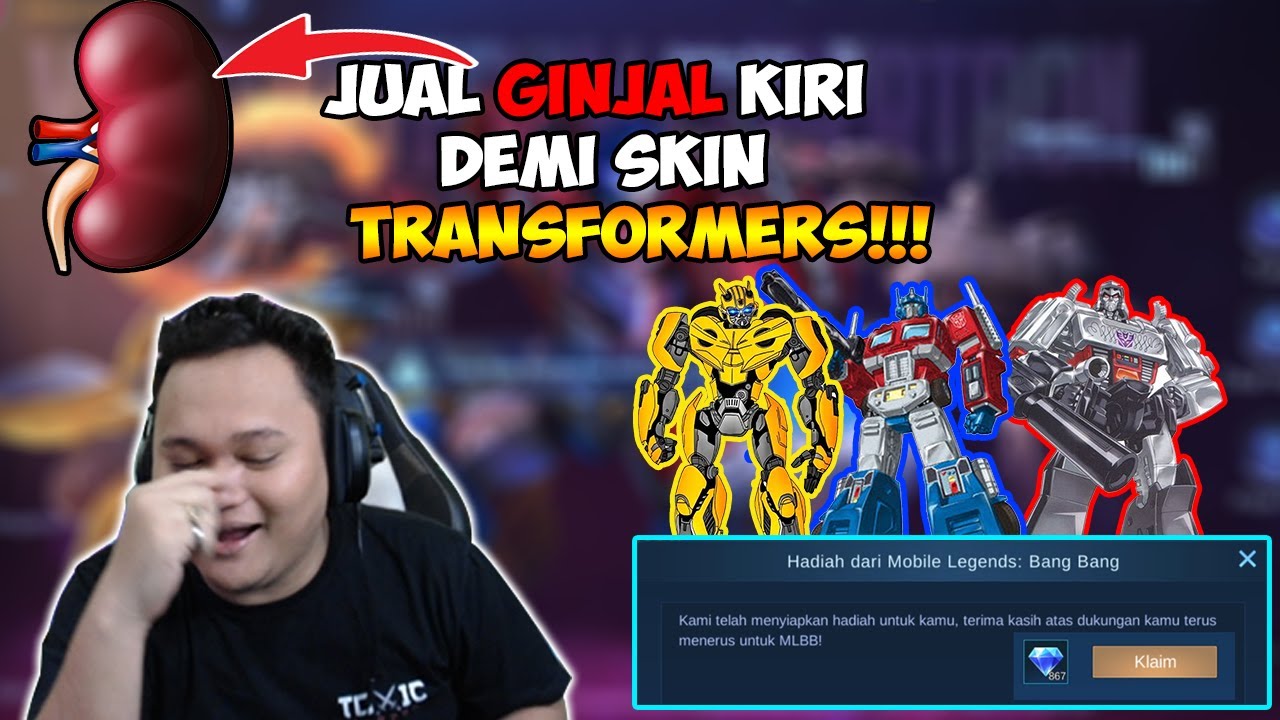 TERPAKSA HARUS KU LAKUKAN!!! Gadai GINJAL Lagi Demi Ke 3 SKIN TERMAHAL DI MOBA ENT*D!!