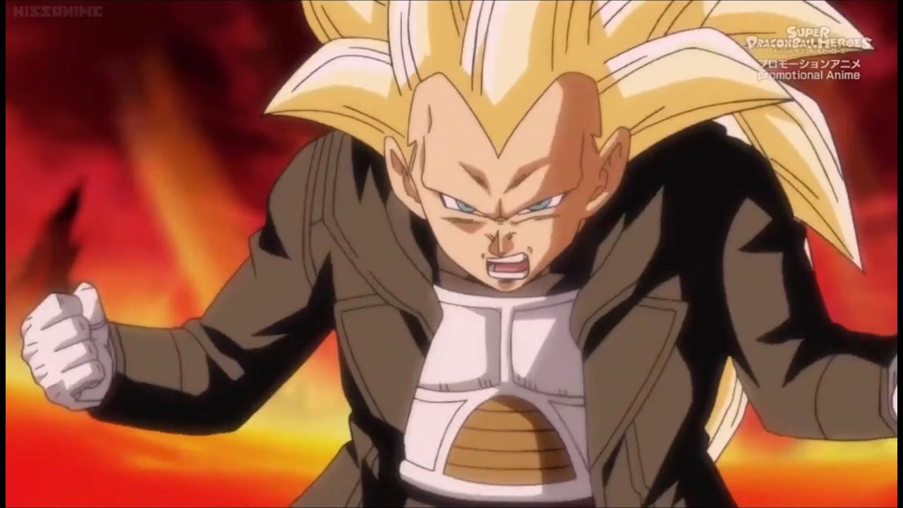 Vegeta turns Super Saiyan 3 for the first time!!