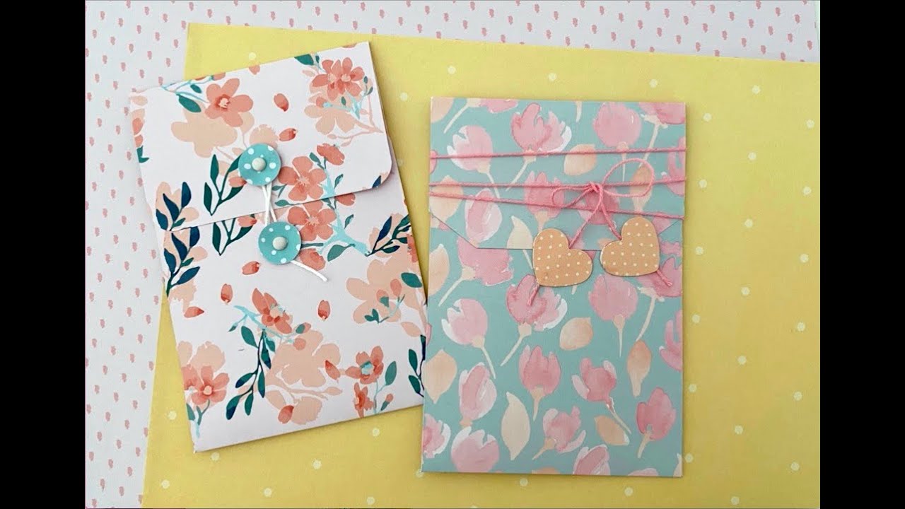 💌 DIY Large Coin Envelope 💌 How To 🌟 TUTORIAL 🌟 Packaging/ Gift Idea