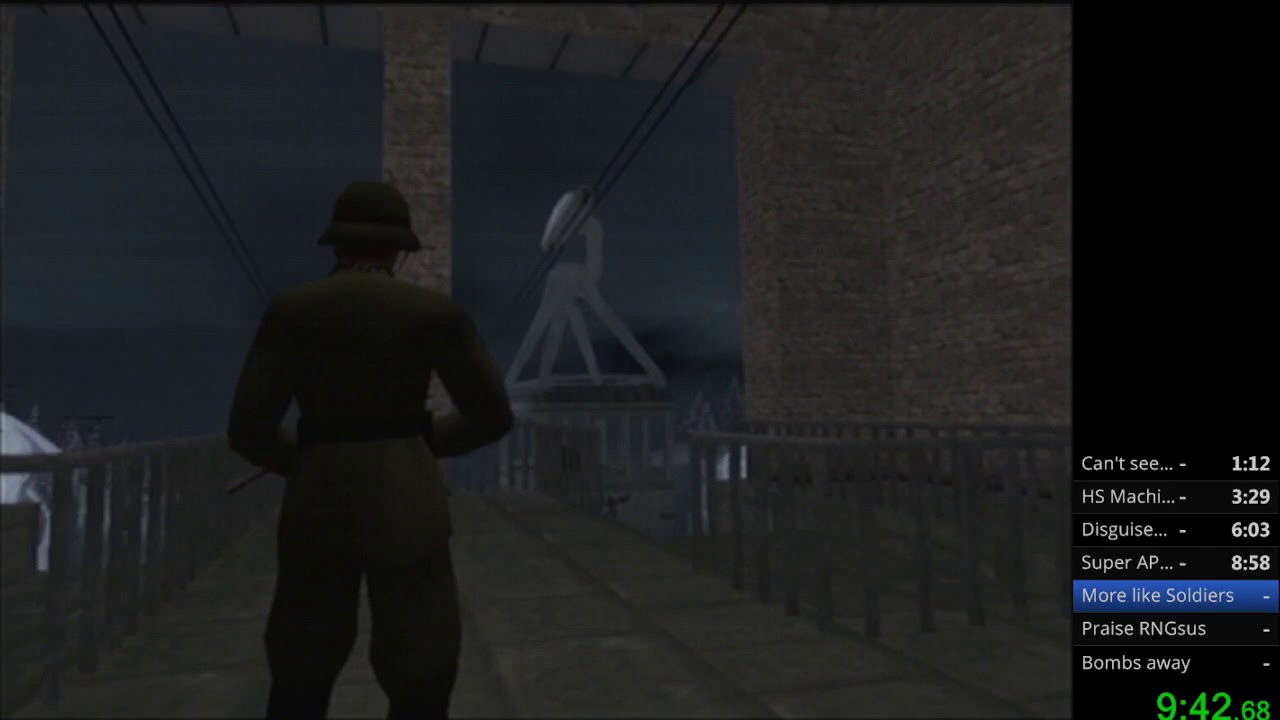 WWII: Soldier (PS2) Speedrun in 21:24