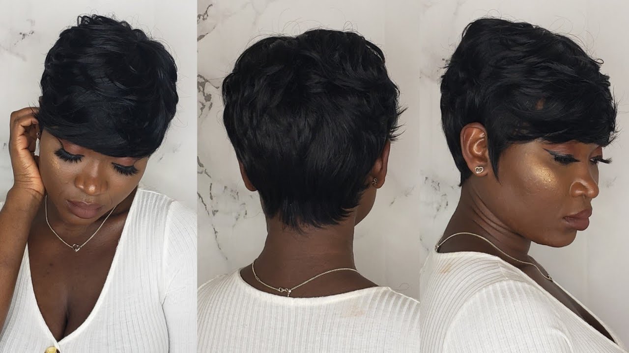 Обзор парика Amazon Yviann Short Pixie Cut Human Hair