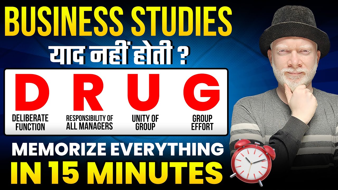 SHORTCUTS to Memorize Complete Business Studies! Boards 2024 | Mnemonics & Mind Maps