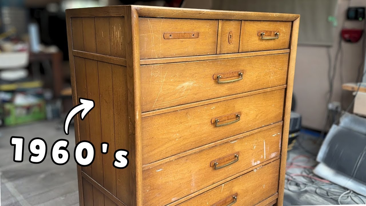 1960s Mid Century Dresser RESTORATION
