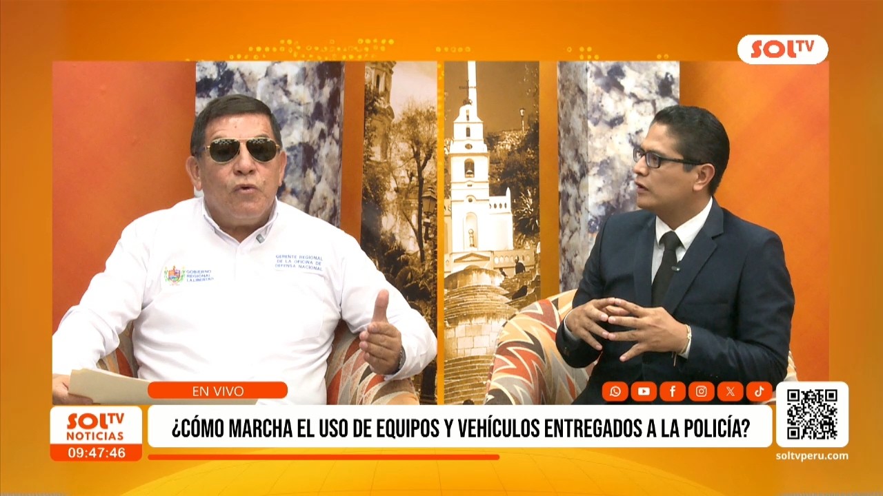Trujillo: Gerente de Defensa Nacional La Libertad explica sobre uso de vehículos entregados a la PNP