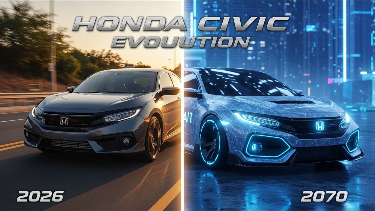 Honda Civic Evolution 2026–2070 | Shocking Transformation