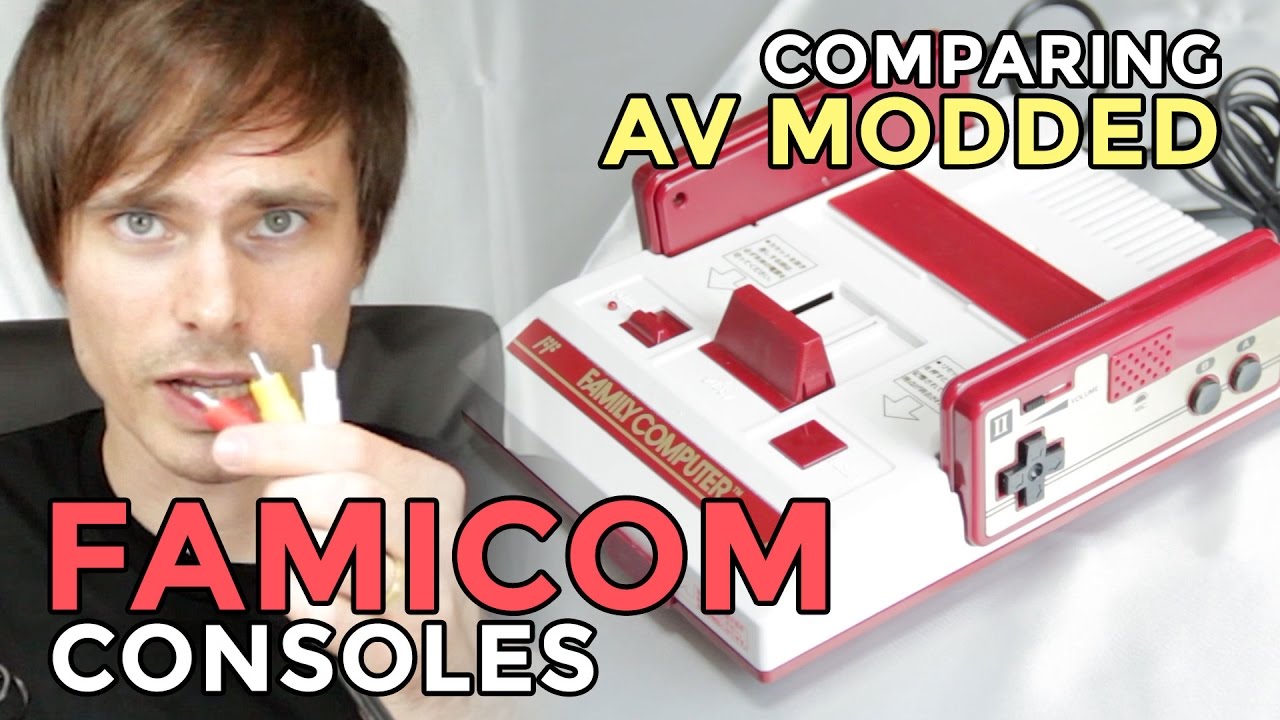 AV Modded Famicom Comparisons | Super Gangu