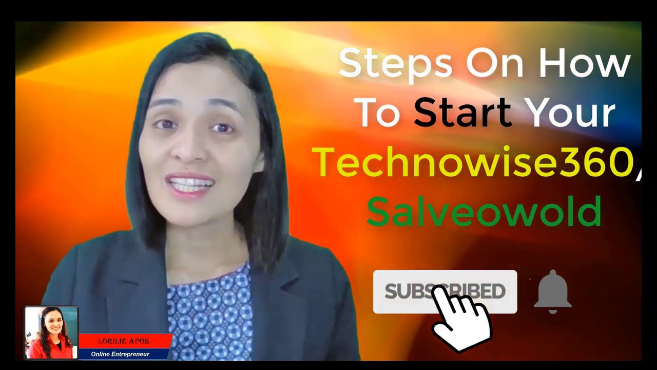 How To Start In Salveoworld/Technowise360