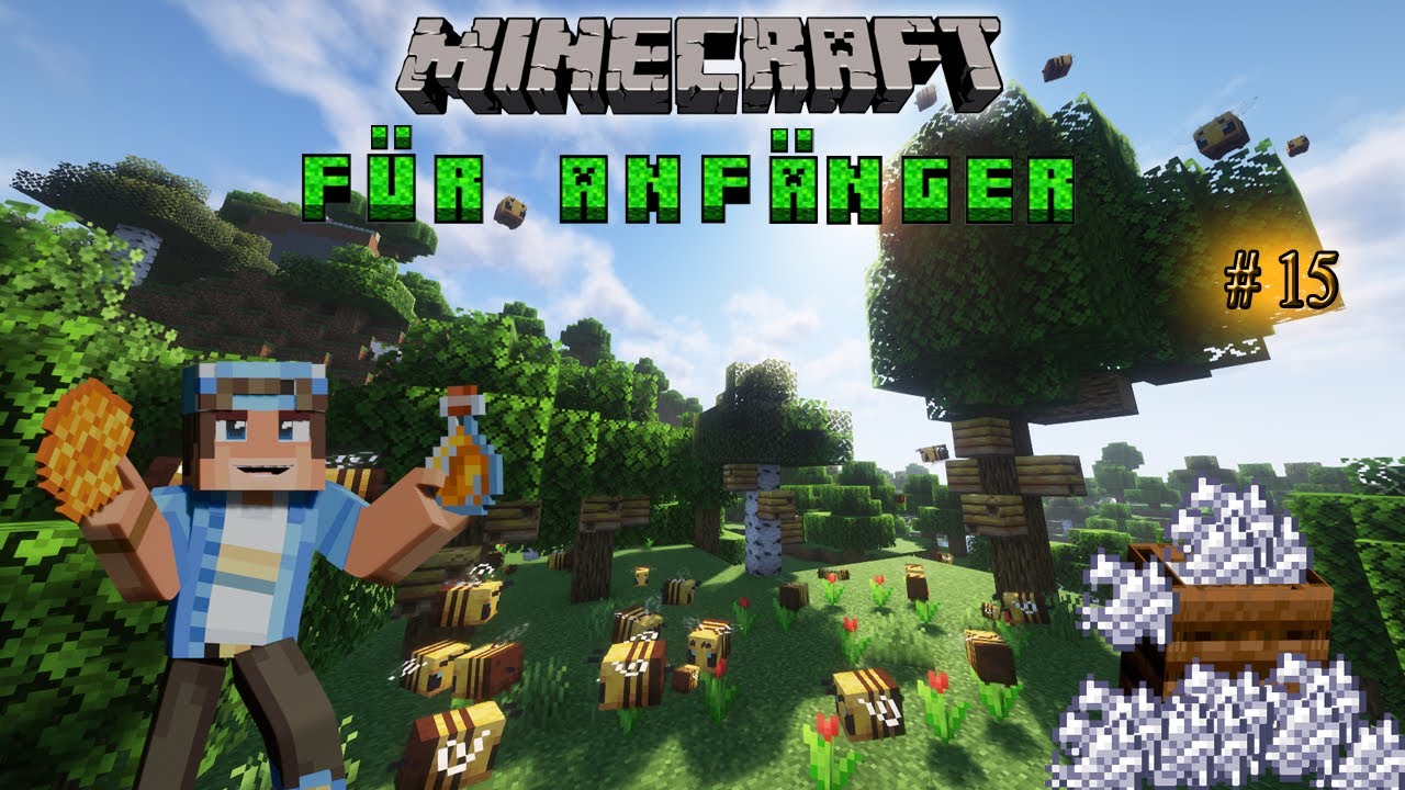 Alles was du über Bienen wissen musst | Minecraft für Anfänger #15