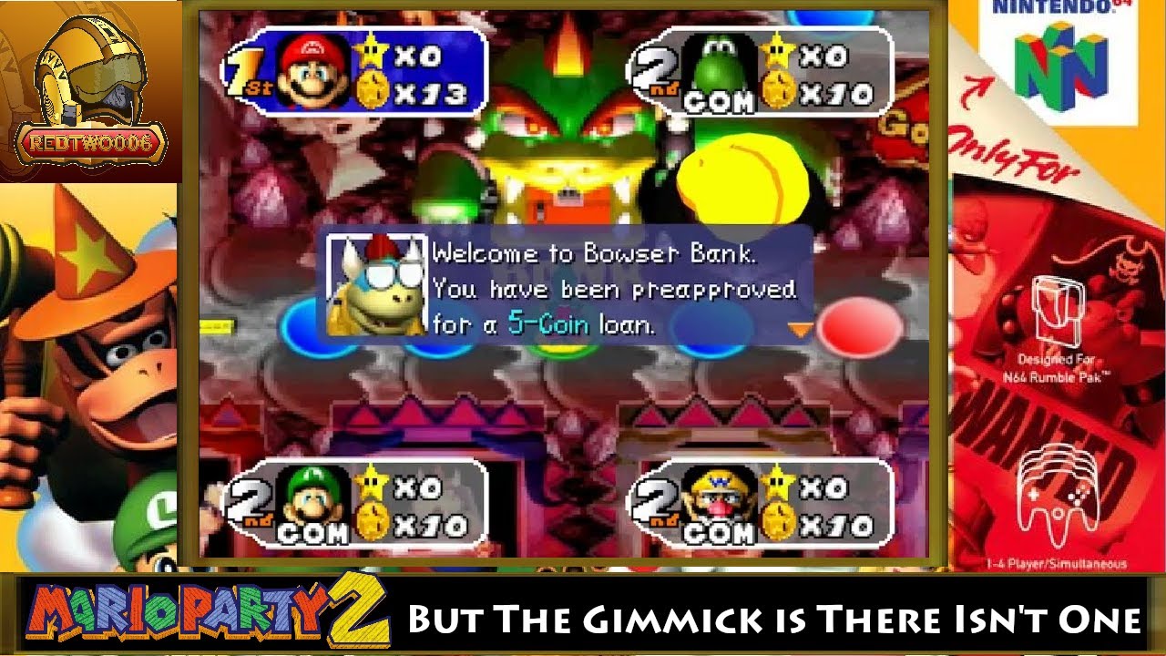 Mario Party 2 But the Gimmick is There Isn't One - Bowser Land Pt 1