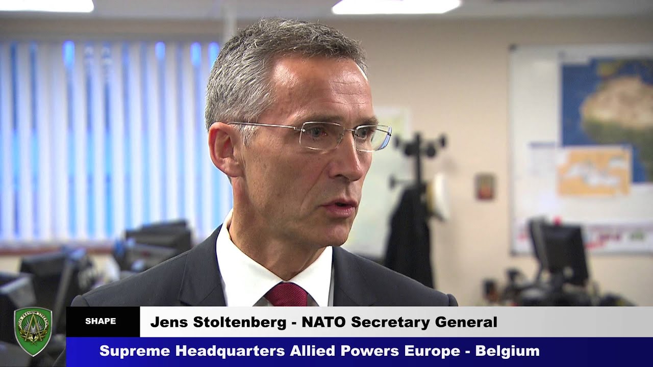 NATO Secretary General visits NATO's Crisis Management Centre.