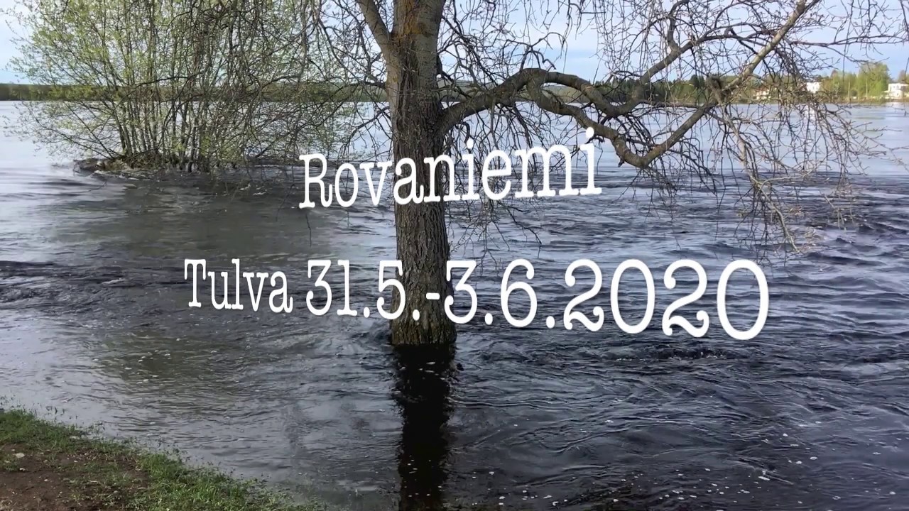 Rovaniemi, tulva, kesä 2020