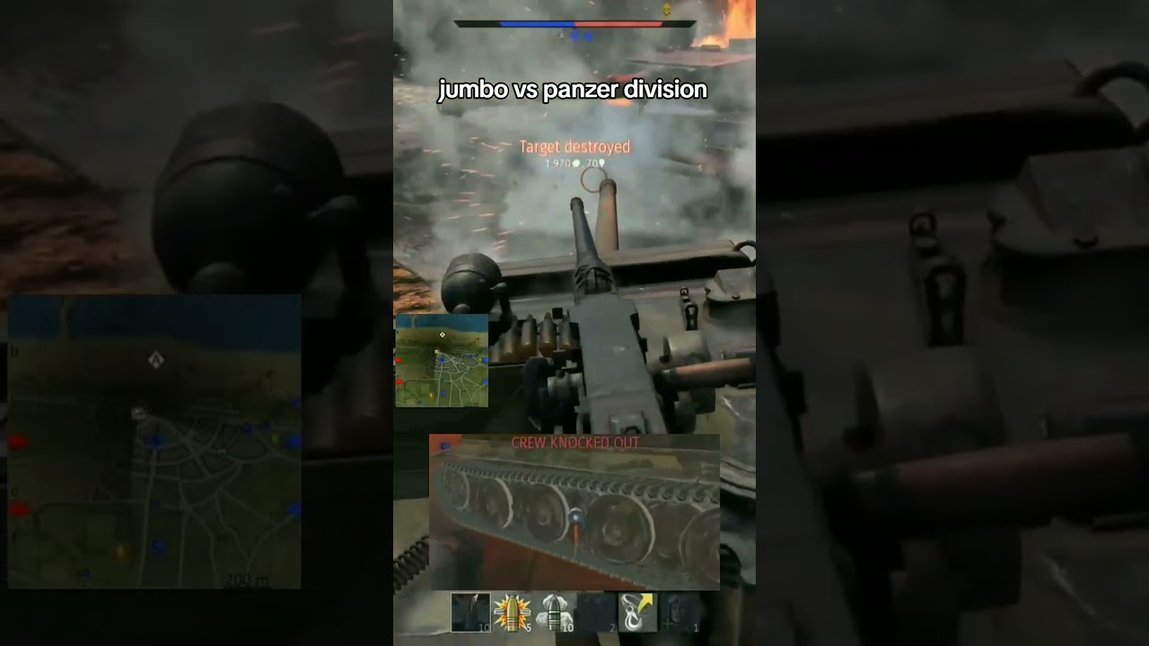 jumbo vs panzer division #shorts #warthunder #warthundervideo #warthunderground #warthundertanks