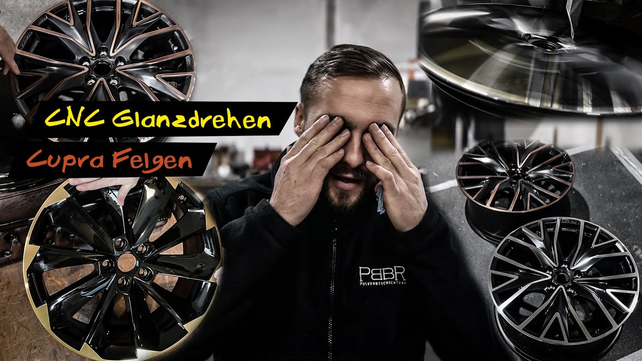 PBBR Pulverbeschichtung I CNC Glanzdrehen Bordsteinschäden #Cupra #Felgen #felgenreparatur
