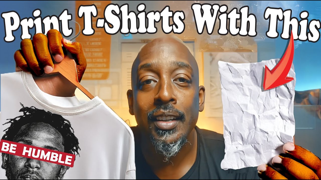 Print T-shirt WIth A Piece Of Paper?! Sublimation