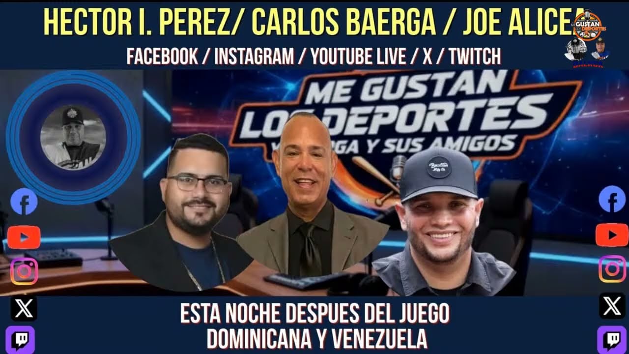 MGLD y Baerga y Sus Amigos con Hector I. Perez y Joe Alicea en Mar 11 2026