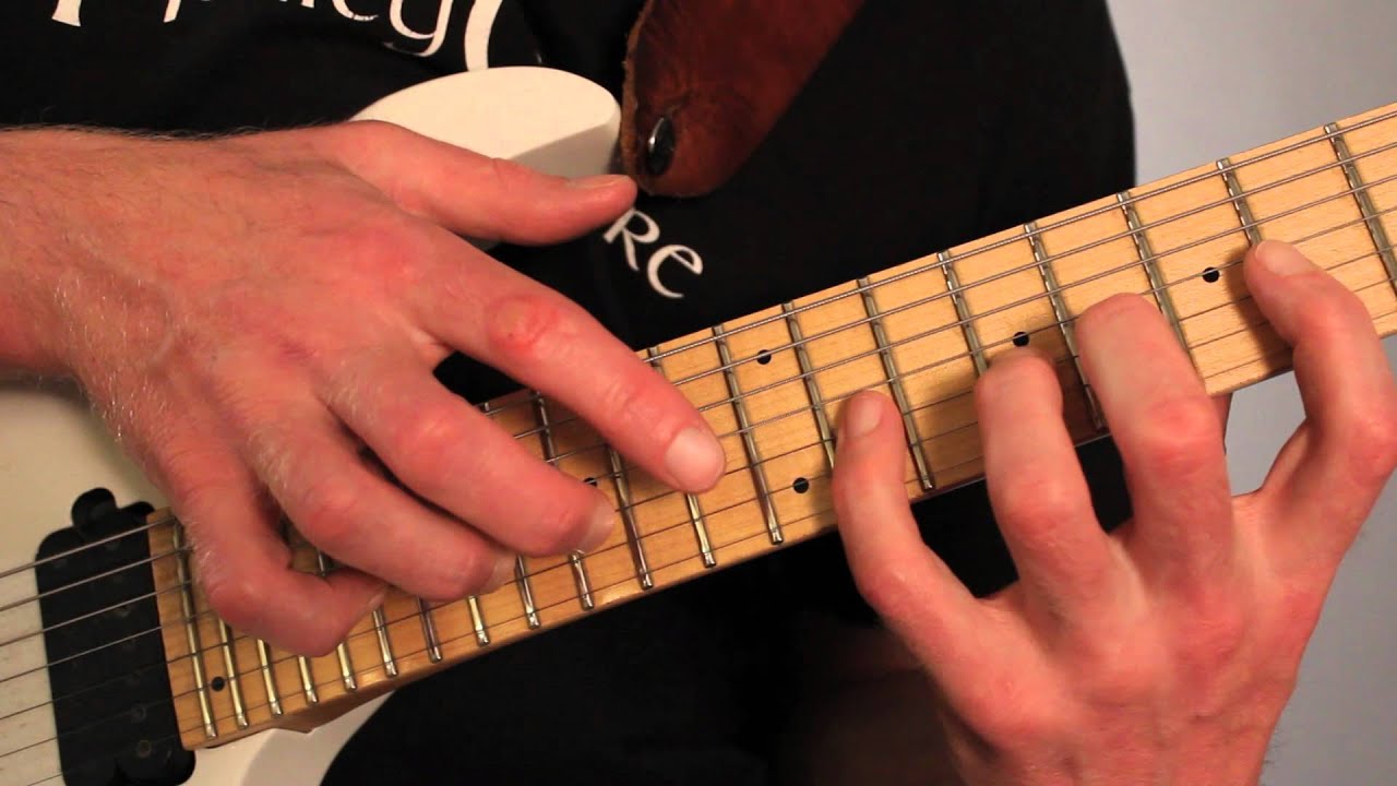 Shred Guitar Lesson 8 Finger Tapping Guitar Scales
