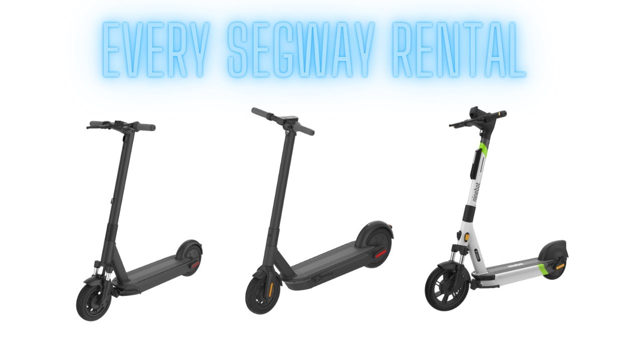 Explaining Every Segway Rental Scooter