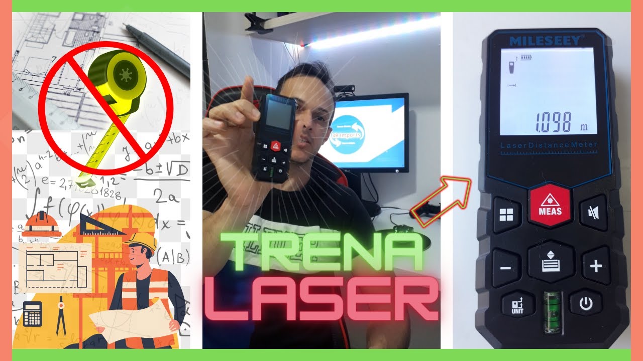 Trena Laser Digital X5 da Mileseey. Análise completa.